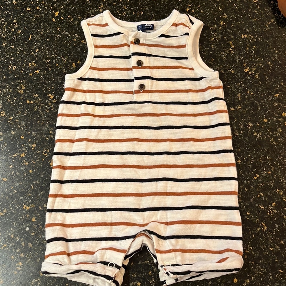 Baby boy Janie & Jack snap romper
